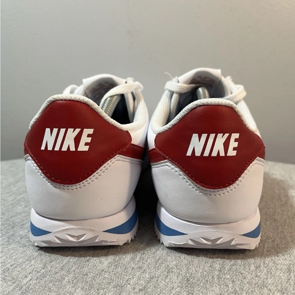 Nike Cortez GS White Red Blue Sneaker Size 7Y/Women 8.5 DM0950-115 - Picture 5 of 11